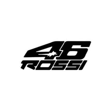 46 Rossi Sticker 46 Rossi Wallpaper, Rossi Wallpaper, Valentino Rossi Logo, Vr46 Valentino Rossi, Film Cut, Motorbike Art, Racing Stickers, Car Sticker Design, Valentino Rossi 46