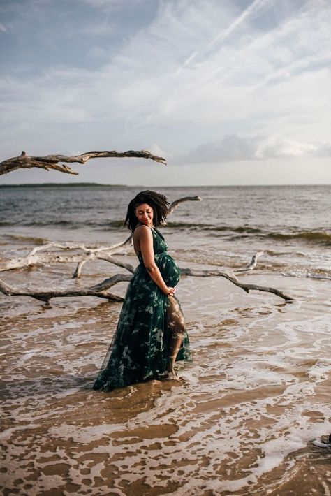 maternity photos Beach Maternity Photos, Driftwood Beach, Beach Maternity, Family Portrait Photography, Sunrise Beach, Maternity Portraits, Jacksonville Florida, Maternity Photoshoot, Beach Photoshoot