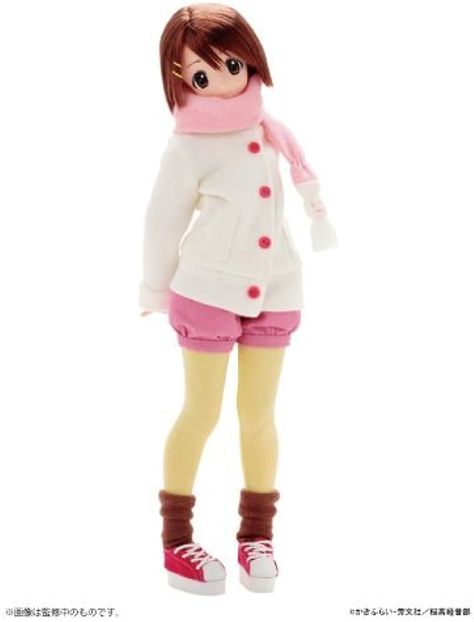 Yui Hirasawa, Pure Neemo, K On, Kawaii Core, Plain Outfits, Figure Poses, Anime Dolls, Pretty Dolls, Art Poses