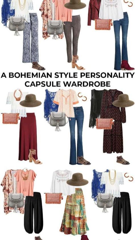 Bohemian Wardrobe, Casual Boho Outfits, Look Hippie Chic, Wardrobe For Women, Estilo Hippie Chic, Stile Boho Chic, Look Boho Chic, Moda Hippie, Mode Hippie