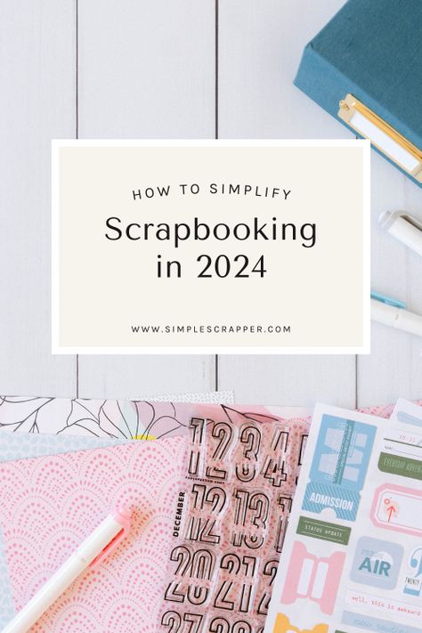 How to Simplify Scrapbooking in 2024 Makers Studio, Scrapbook Planning, Scrapbook Design Layout, Scrapbooking Freebies, How To Simplify, Scrapbook Storage, Scrapbook Organization, Simple Scrapbook, Scrapbook Tutorial