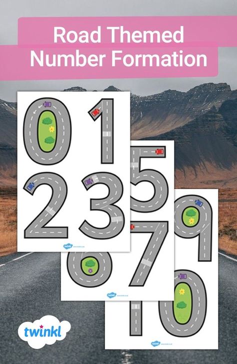 Download this EYFS number recognition activity to help children develop number recognition - it's especially useful as part of a transport theme! Your children could put the numbers into order and then get their vehicles to travel all the way from 0-10. Visit the Twinkl website to download!   #transport #numbers #numberrecognition #teaching #teacher #teach #teachingresources #twinkl #twinklresources #display #classroominspiration #eyfs #earlyyears #eyfsteacher #eyfsideas #homeeducator Number Activities, Number Recognition Activities, Tuff Tray, Maths Activity, Tray Ideas, Number Formation, Activities Preschool, Number Tracing, Classroom Display