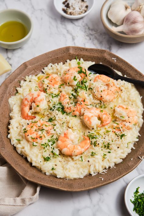 Make Chicken Broth, Shrimp Risotto, Creamy Shrimp, Snack Smoothie, Slow Cooker Pasta, Dessert Smoothie, Low Carb Vegetarian, Shrimp Scampi, Dessert Appetizers