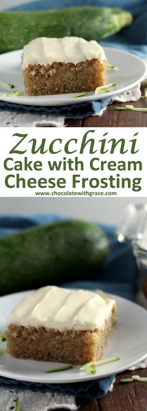 Frosting Healthy, Zucchini Recipes Dessert, Chocolate Zucchini Cake, Cake Cream, Cake With Cream Cheese Frosting, Zucchini Cake, With Cream Cheese Frosting, Cake With Cream Cheese, Cake Frosting