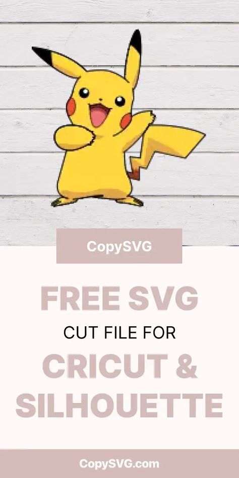 Pikachu Svg Free Cut File For Cricut Pikachu Svg Free, Pikachu Cricut, Pokemon Cricut Projects, Pokemon Svg Files Free, Free Pokemon Svg, Cricut Pokemon, Pokemon Cricut, Pikachu Svg, Pokémon Party