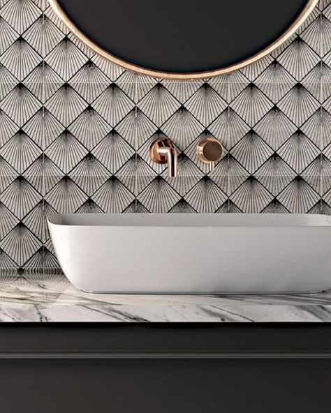 Great Gatsby Bathroom Ideas, Rectified Tile, Kyushu, Square Tile, Vintage Bathroom, Almost Perfect, Tile Samples, Retro Wall, New Room