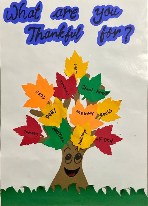 What are you thankful for? |Thanksgiving crafts | fall crafts for kids Gratitude Projects For Kids, Second Grade Fall Crafts, Thanksgiving Kids Crafts Easy, Thankful Art Projects For Kids, Thanksgiving Crafts Elementary, Thankful Tree Craft, Thankful Crafts, Thanksgiving Arts And Crafts, Kindergarten Art Activities