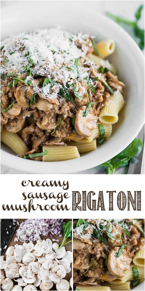 Mushrooms And Sausage Recipes, Creamy Mushroom Sausage Pasta, Ground Sausage And Mushroom Recipes, Italian Sausage And Mushroom Recipes, Italian Sausage Mushroom Pasta, Sausage Mushroom Recipes, Mushroom Sausage Pasta, Sausage Mushroom Pasta, Sausage And Mushroom Pasta