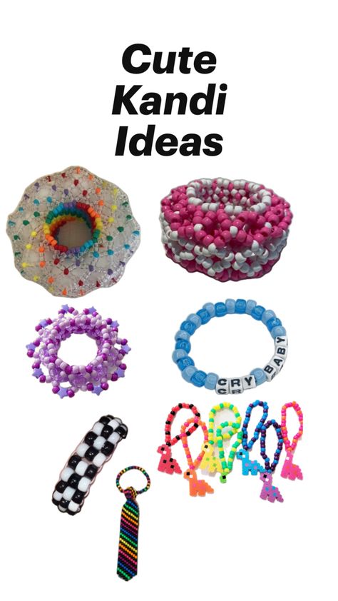 Kandi Chain Tutorial, How To Make A Kandi Star, Kandi Lizard, Kandi Inspiration, Types Of Bracelets, Kandi Inspo, Diy Kandi, Kandi Kid, Kandi Ideas