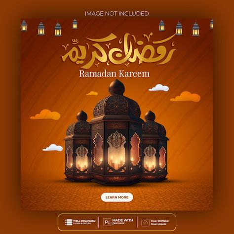 PSD free psd ramadan kareem traditional ... | Premium Psd #Freepik #psd Ramadan Special, Fire Horse, Social Media Banner, Event Poster, Ramadan Kareem, Free Psd, Ramadan, Graphic Resources, Social Media