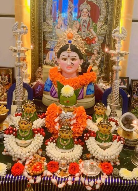 Gowri Ganesha Decoration, Gowri Ganesha Festival Wishes, Ganesha Festival Wishes, Gowri Ganesha, Ganesha Decoration, Gauri Decoration, Ganesha Festival, Navratri 2023, Puja Decoration