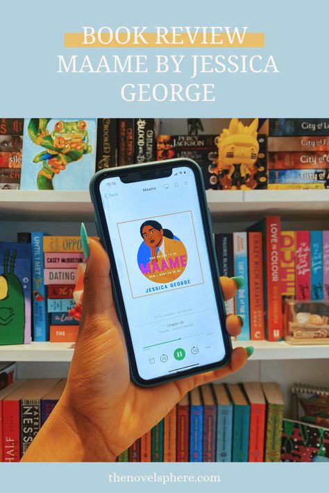 REVIEW - Maame by Jessica George | Book Reviews | Maame is a coming of age book that is already one of my top audiobook recommendations of 2023! It’s a book set in London that follows Maddie, a Black British Ghanian woman who cares for her father who has Parkinson’s while navigating friendships, family issues, dating and working at an awful job. Thank you, Netgalley and Hodder & Stoughton for this audiobook ARC! Find my review of Maame on thenovelsphere.com. Jessica George, Bookish Aesthetic, Literary Travel, After Work Drinks, Contemporary Books, Crazy Rich Asians, New Friendship, Family Drama, Crazy Colour