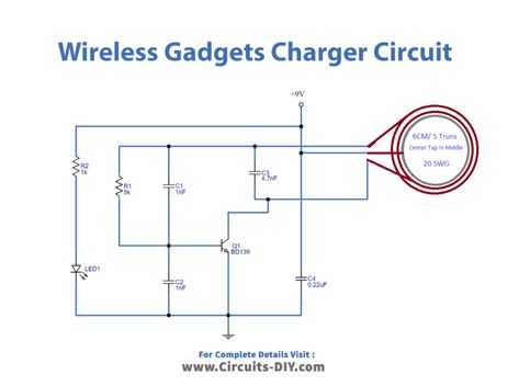 Wireless Gadgets Charger Circuit Wireless Charger Diy, Electrical Circuit, Electronic Circuit Design, Electrical Circuit Diagram, Mobile Charging, Mobile Battery, Power Transmission, Electronic Circuit Projects, Electronic Circuit