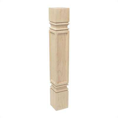 Column - Decorative Wood Work - Columns & Accessories - The Home Depot Kitchen Island Support Post, Kitchen Island With Legs, Mission Kitchen, Kitchen Island Leg, Build Kitchen Island, Narrow Kitchen Island, Plain Kitchen, Kitchen Island With Stove, Cabinet Faces