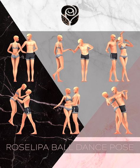 Sims 4 Dance Cc, Couple Dance Poses, Sims4 Poses, Sims 4 Couple Poses, Sims Poses, Dancing Poses, Sims Medieval, Ball Dance, Sims Stories