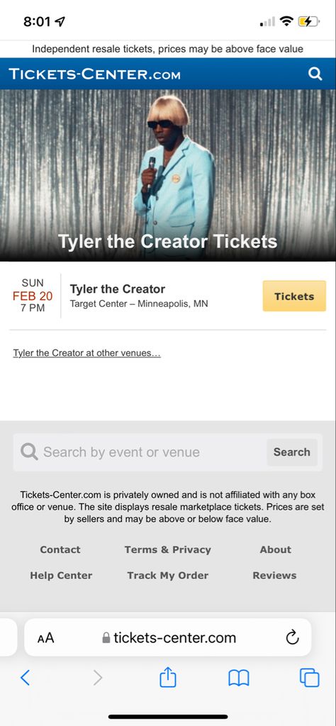 Tyler The Creator Tickets, Manifesting 2024, Birthday Wishes For Myself, Tyler The Creator, Box Office, Xmas Gifts, Christmas List, Birthday Wishes, The Creator