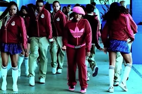 Missy Elliott, "Gossip Folks" Iconic Fashion Moments, Dior Outfit, Samuel Jackson, Missy Elliot, Kangol Hats, Missy Elliott, Adidas Tracksuit, Fashion Moments, Iconic Fashion