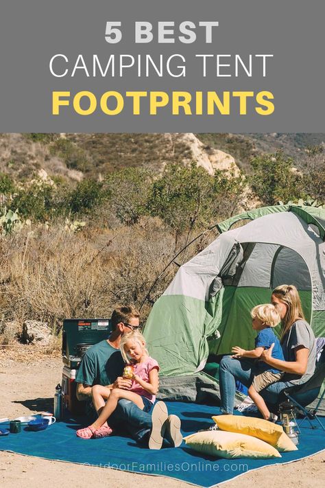 Tent Footprints, Camping Checklist Family, Backpacking Hammock, Tent Footprint, Camping Tarp, Best Tents For Camping, Family Tent Camping, Backcountry Camping, Camping Style