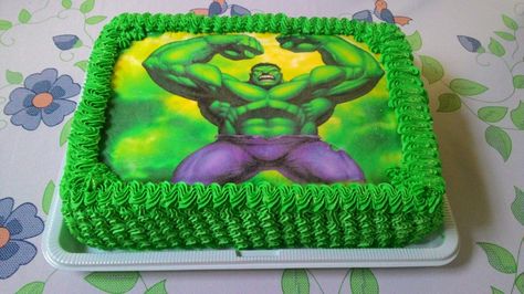 Bolo de leite ninho, tema Hullk. Bolo Do Hulk, Hulk Party, Hulk Birthday, Incredible Hulk, Hulk, Grinch, Girl Birthday, Lunch Box, Pastel