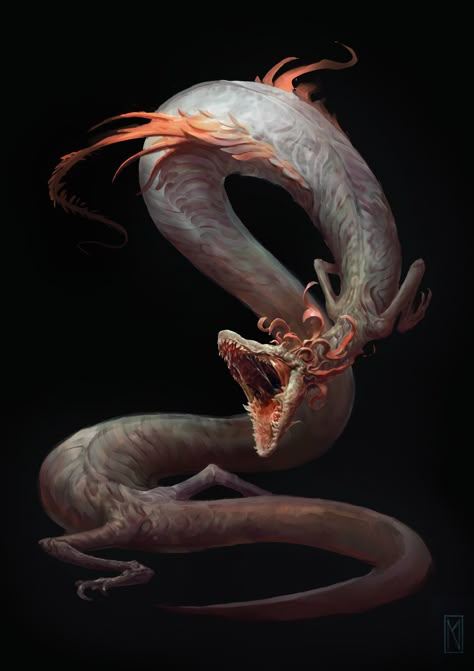 ArtStation - Mothers Shame , Nikola Matkovic Snake Concept Art, Snake Creature, Creature Creation, Rpg Monsters, Rune Knight, Illustration Fantasy, Beast Creature, Digital Sculpting, Snake Art