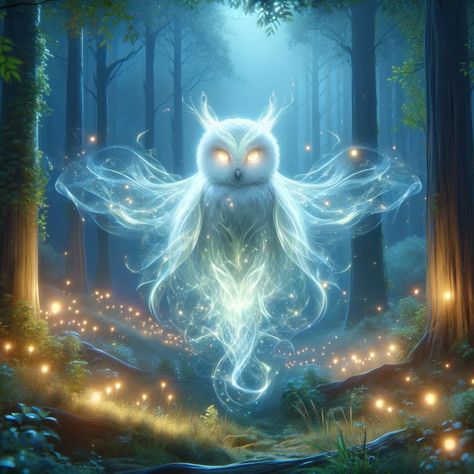 Mythical Owl Creatures, Fantasy Owl Art, Fantasy Hybrids, Owl Spirit Animal Art, Fantasy Owl, Magical Owl, Mythical Creatures Drawings, Cute Owls Wallpaper, Space Animals