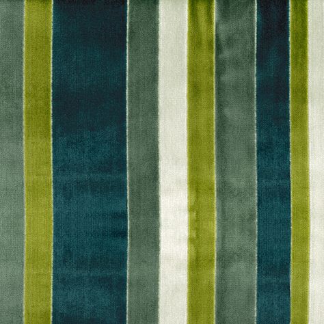 S4136 Turquoise | Greenhouse Fabrics Upholstery Fabric Modern, Chartreuse Velvet, Fabric For Furniture, Stripe Upholstery Fabric, Greenhouse Fabrics, Striped Upholstery Fabric, Chartreuse Color, Striped Upholstery, Velvet Upholstery Fabric