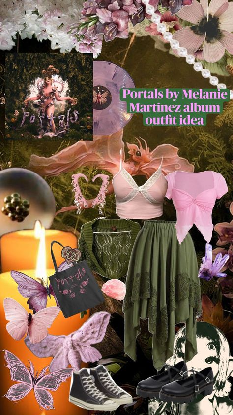 Portals by Melanie Martinez album outfit idea 🌱👽💗 #portals #portalsmelaniemartinez #portalsalbum #outift #idea #outfitidea #cute #music #melaniemartinez tbh I'm not a big fan of the portals album. I like a few songs but I like her other albums more I still love Melanie tho. Made by: Bella/Me :3 Melanie Concert Outfit Ideas, Melanie Martinez Portals Outfit Ideas, Portals Outfit Ideas, Trilogy Tour Outfit Ideas, Trilogy Tour Outfit, Portals Outfit, Melanie Outfits, Melanie Martinez Outfit Ideas, Melanie Martinez Outfits