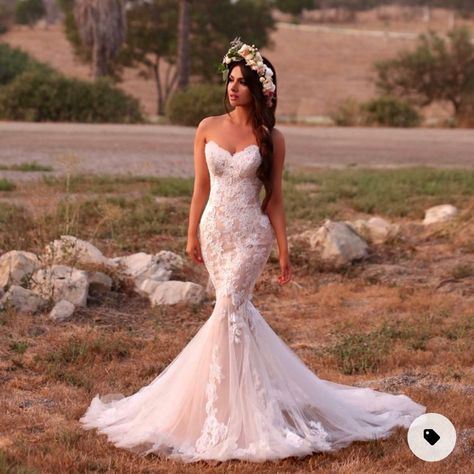 Brand New Wedding Gown With Matching Veil! Stunning, With Tags! American Wedding Dress, Elegant Wedding Gown, Strapless Wedding Dress Mermaid, Dresses For Bride, Pnina Tornai, Mermaid Wedding Dresses, Wedding Dress Train, Beach Bridal, Wedding Dresses Strapless