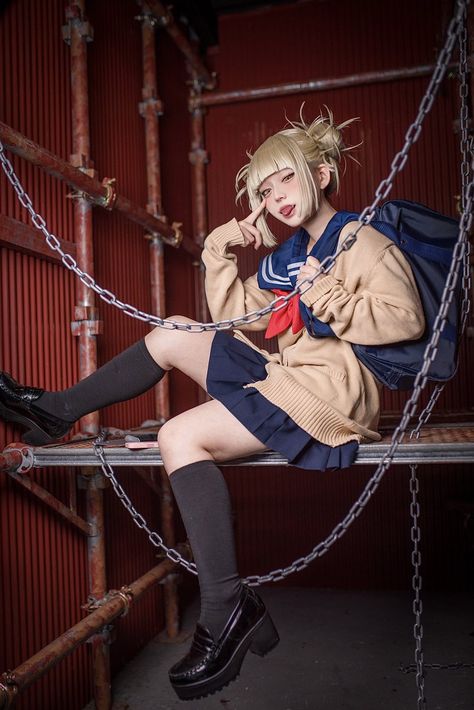 Realistic Cosplay, Toga Cosplay, Cosplay Aesthetic, Monster Manga, Todoroki Cosplay, Couple Cosplay, Anime Cosplay Ideas, Anime Cosplay Makeup, My Hero Academia Cosplay