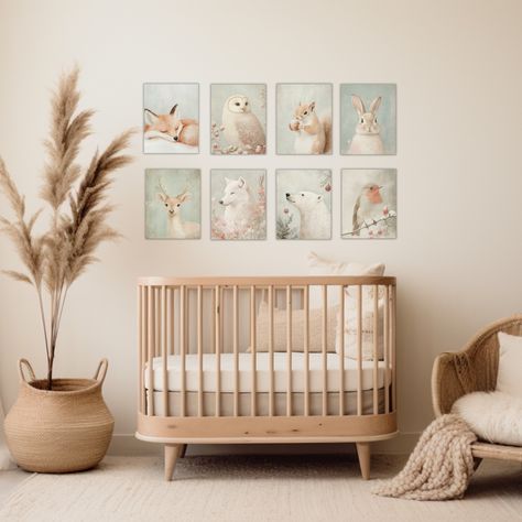 The perfect, peaceful nursery decor! 🦊🐿️🦉🐇🦌https://wesandcadie.etsy.com/listing/1807965520/nursery-wall-art-woodland-forest-animal

#babyanimals #nurserydecor #nurserywallart #boynursery #genderneutral #woodlandforest #fox #owl #squirrel #rabbit #deer #bunny #wolf #polarbear #robin #nursery #girlnursery #babyshowergift #nurserytheme #babygift #giftformomtobe #nurseryset #wallart #canvasprint #gift #boybabygift Woodland Forest Nursery, Nursery Decor Gender Neutral, Forest Animals Theme, Forest Nursery Decor, Nursery Forest, Woodland Retreat, Woodland Forest Animals, Forest Animal Nursery, Woodland Wonderland