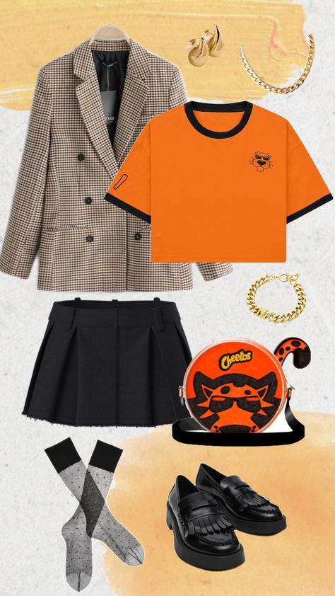 Fashion outfits aesthetic inspirado en la merch de Cheetos Cheesyverse Fashion Outfits Aesthetic, Outfits Aesthetic, Fashion Inspo, Fashion Outfits