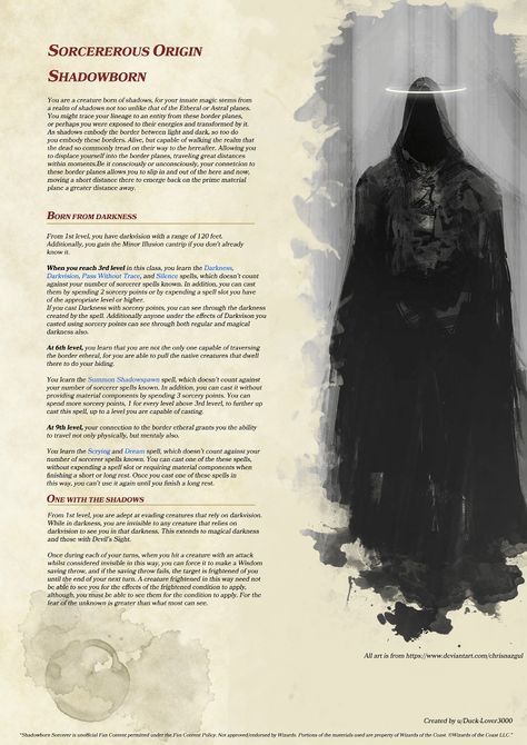 Dnd 5e Sorcerer Origin, Sorcerous Origin 5e, Sorcerous Origin, 5e Classes, Dnd Subclasses, Homebrew Classes, Dnd Sorcerer, Warlock Dnd, Dungeons And Dragons Books