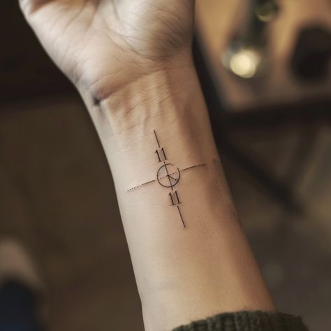 Spiritual Awakening Tattoo For Women, 11 11 Tattoos, Spiritual Awakening Tattoo, Alignment Tattoo, 11 11 Tattoo Ideas, Awakening Tattoo, 11:11 Tattoo Ideas, Tattoo Balance, 11 11 Tattoo