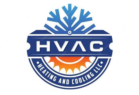 The logo is perfect for the HVAC. The beautiful sun illustration and the embossed HVAC give the logo its uniqueness. Hvac Logo Ideas, Heating And Cooling Logo, Hvac Logo, Strong Branding, Landscaping Logo, Hvac Design, Alpharetta Georgia, Creative Design Agency, Hvac Technician