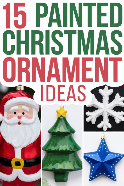 Discover 15 creative painted Christmas ornament ideas to add a personal touch to your holiday decor. From vibrant colors to intricate designs, these DIY ornaments will bring festive cheer to your home. Explore unique ways to transform plain ornaments into beautiful masterpieces that reflect your style and creativity. Whether you prefer traditional reds and greens or modern metallic shades, there's a painting idea here for every taste. Get inspired this holiday season and make unforgettable memor Creative Christmas Tree Ideas, Holiday Puns, Handmade Presents, Christmas Ornament Ideas, Creative Christmas Trees, Unique Ornaments, Ornaments To Make, Painted Christmas Ornaments, Diy Ornaments