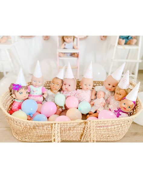 Be A Doll And Bring One Two, Babydoll Brunch Birthday, Baby Doll Birthday Party Theme, Baby Doll Tea Party Birthday, Baby Doll Party Theme, Doll Tea Party Birthday, Baby Doll Brunch Birthday, Babydoll Birthday Party, Baby Doll Birthday Cake