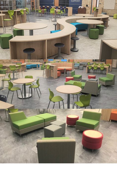 College Classroom Interior, Classroom Design Ideas High School, Reception Stairs, High School Classroom Design, High School Interior, 21st Century Classroom Design, Innovative School Design, School Classroom Design, School Furniture Design