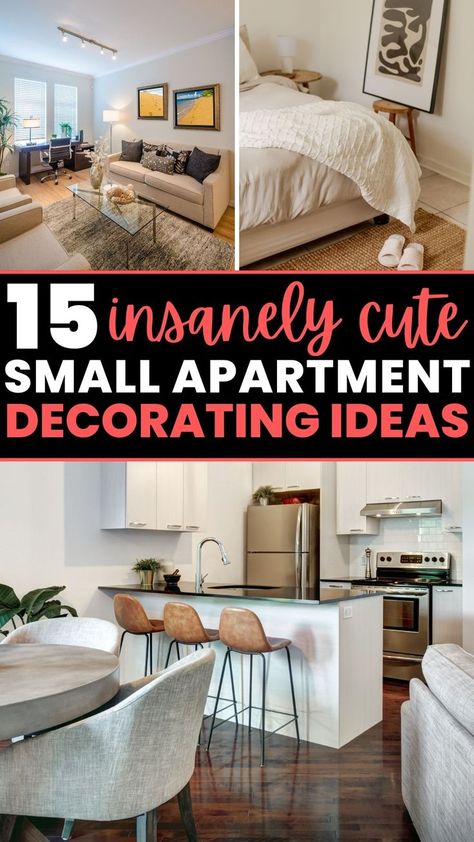 small apartment decorating ideas Small Apartment Decor Ideas, Small Apartment Decor, Small Apartment Decorating Ideas, Diy Small Apartment, Small Apartment Decorating Living Room, Apartment Decorating Hacks, Apartment Decor Ideas, Apartment Decorating Ideas, Apartment Decorating Living