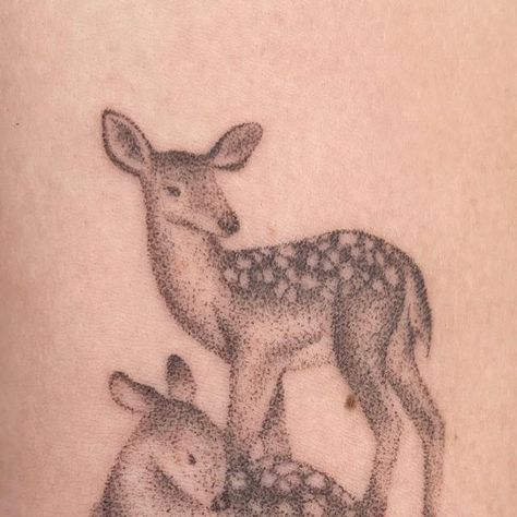 Dear Tattoos, Deer Antler Tattoo, Fawn Tattoo, Antler Tattoo, Deer Tattoo, Spine Tattoo, Sister Tattoos, Vintage Portraits, March 21