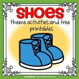 Shoes theme activities and free printables for preschool, daycare, and home. - KIDSPARKZ Whose Shoes Activity, Shoe Activities Preschool, 1 2 Buckle My Shoe Activities Preschool, Shoes Activities For Preschool, Preschool Clothes Study, Clothing Study Preschool Activities, Free Printables For Preschool, Shoe Study, Clothing Study