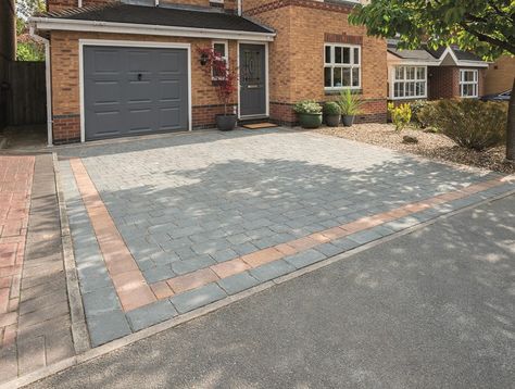 Monoblock Driveway Ideas, Bungalow Conversion, Driveway Blocks, Driveway Ideas, Block Paving, Stone Products, Yard Design, A Bridge, Semi Detached