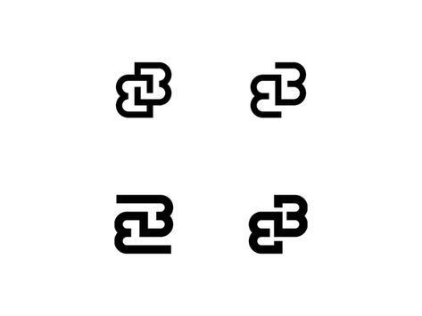 Double B monogram, logo design symbol by Alex Tass, logo designer on Dribbble B Monogram Logo, B Monogram, Logo Design Set, Double B, Monogram Logo Design, S Monogram, Brand Kit, Symbol Design, Letter Logo Design