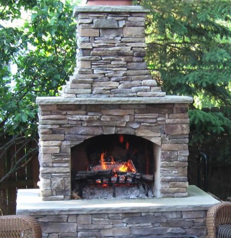 Outdoor Fireplace Kits, Masonry Fireplace, Stone Fireplace Diy Patio Ideas, Outdoor Fireplace Kits, Outside Fireplace, Fireplace Kits, Diy Outdoor Fireplace, Concrete Patios, Outdoor Fireplace Designs, Outdoor Fireplace Patio, Patio Fireplace