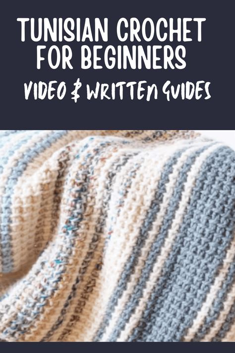 Discover the unique world of Tunisian crochet for beginners! Our collection of easy-to-follow patterns and tutorials will guide you through the basics of this fascinating technique. Perfect for new crocheters, these projects will help you create beautiful, textured pieces with ease. Start your Tunisian crochet journey and unlock a new level of creativity today! Tunisian Stitches Tutorials, Tunisian Knit Stitch Patterns, Tunisian Crochet Patterns Free Beginner Blanket, Tunisian Crochet Patterns Free Beginner, Crochet For Beginners Tutorial, Free Tunisian Crochet Patterns, Tunisian Crochet Throw, Tunisian Crochet Projects, Tunisian Crochet For Beginners