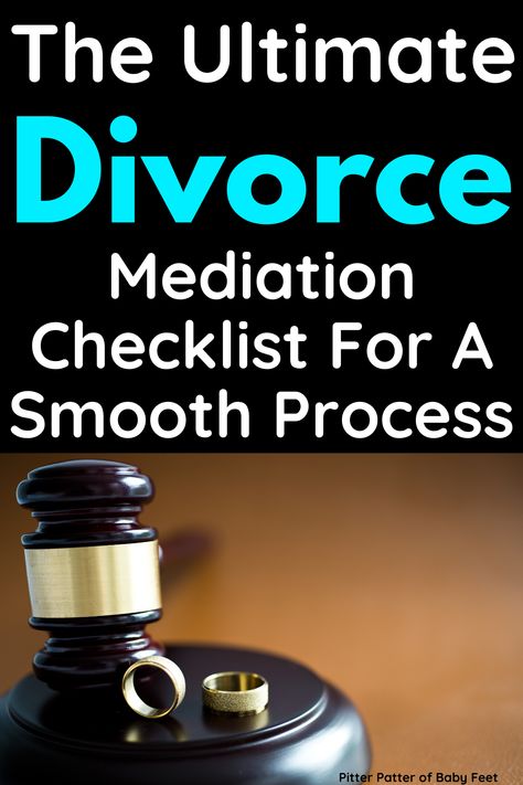 Divorce Mediation Tips, Divorce Mediation Checklist, Divorce Checklist For Women, Mediation Tips, Divorce Planning, Divorce Checklist, Divorce Therapy, Preparing For Divorce, Coping With Divorce