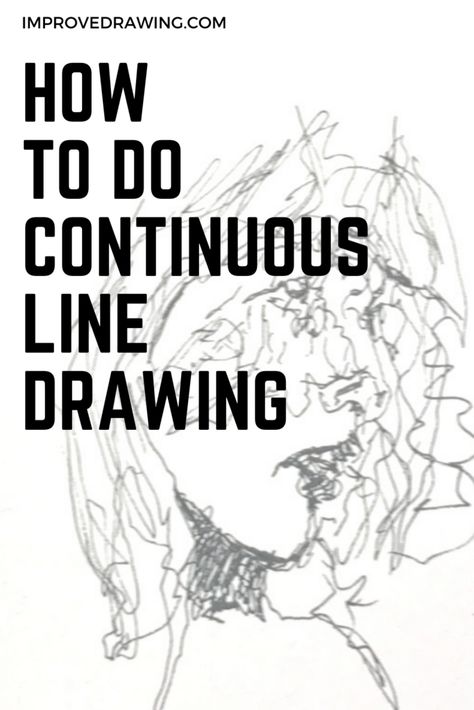 How to Do Continuous Line Drawing Single Line Contour Drawing, Continuous Line Drawing Tutorial, Continuous Line Drawing Hand, Continuous Line Drawings, Contour Drawing Ideas, Line Drawing Artists, Continous Line Drawing, Contour Line Art, Art Principles