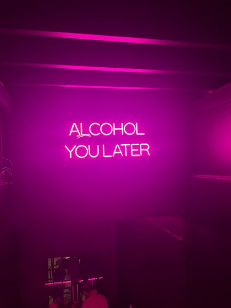 House Party Wallpaper, Alcohol Neon Sign, Neon Pink Asthetics, Alcoholic Wallpaper, Neon Pink Aesthetic Wallpaper Iphone, Neon Aesthetic Quotes, Alcohol Wallpaper, Wallpaper Alcohol, Alcoholic Quotes