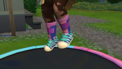 -Sims 4 AFO & SMO Braces for Toddlers- Ankle Brace, Ankle Braces, Sims Cc, Braces, Mix Match, Sims 4, Quick Saves