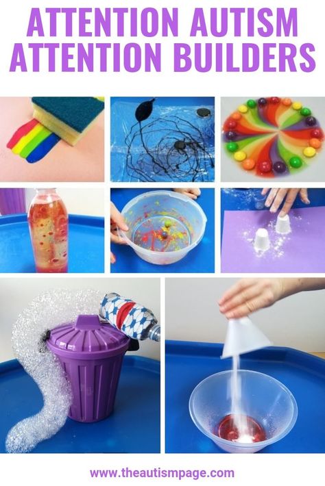 At Home Activities, Bucket Ideas, Short Attention Span, Activities For Children, Art Therapy Activities, Messy Play, Attention Span, Sensory Activities, Therapy Activities