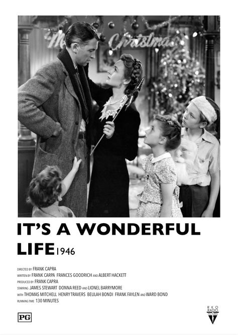 Wonderful Life Movie, It’s A Wonderful Life, Life Movie, Hollywood Scenes, It's A Wonderful Life, Best Christmas Movies, Night Film, Movie To Watch List, Film Posters Minimalist